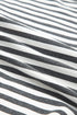 Striped Star Patch Drop Shoulder Pullover Top