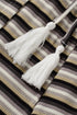 Striped Tassel Detail Tee And Wide Leg Pant Sets