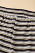 Striped Tassel Detail Tee And Wide Leg Pant Sets