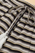 Striped Tassel Detail Tee And Wide Leg Pant Sets
