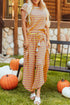 Striped Tassel Detail Tee And Wide Leg Pant Sets