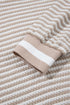 Striped Textured Knit Relaxed Fit Long Sleeve Top