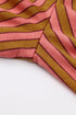 Striped Tie Waist Button Pocket Wide Leg Pants