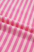 Striped Zip Up Puff Sleeve Jacket Sweatshirt
