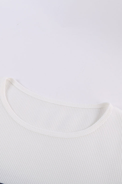 Stripes Leopard Splicing Colorblock Long Sleeve Top