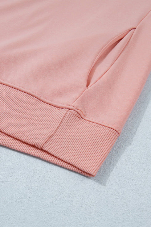 Structured Mock Neck Cap Sleeve Loose Top