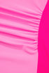 Structured Notch Neck Ruched Bust Tankini Top