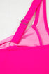 Structured Notch Neck Ruched Bust Tankini Top