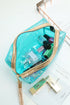 Structured Rectangular Synthetic Travel Cosmetic Organizer Makeup Bag
