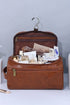 Structured Smooth Texture Top Handle Cosmetic Organizer Bag