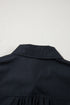 Structured Woven Puff Sleeve Button Front Shirt Dress