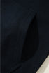 Studded Detail Raglan Sleeve Relaxed Pullover Hoodie