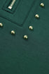 Studded Zip Up Pocket Plus Size Mini Dress