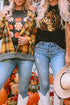 Sunflower And Pumpkin Graphic Print Tee