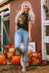Sunflower And Pumpkin Graphic Print Tee