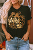 Sunflower And Pumpkin Graphic Print Tee
