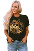 Sunflower And Pumpkin Graphic Print Tee