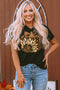 Sunflower And Pumpkin Graphic Print Tee