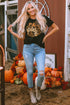 Sunflower And Pumpkin Graphic Print Tee