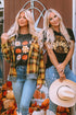 Sunflower And Pumpkin Graphic Print Tee