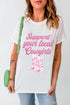 Support Your Local Cowgirls Western Boots Print Graphic Tee