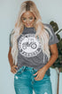Support Your Local Farmers Graphic Print Crew Neck Tee