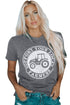 Support Your Local Farmers Graphic Print Crew Neck Tee