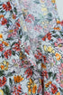 Surplice V Neck Floral Print Woven Halter Top