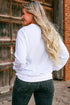 Sweater Weather Graphic Print Crew Neck Sweatshirt
