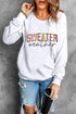 Sweater Weather Graphic Print Crew Neck Sweatshirt