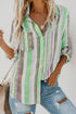Sweet Enough Striped Button Down Top