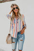 Sweet Enough Striped Button Down Top