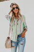 Sweet Enough Striped Button Down Top
