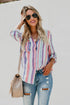 Sweet Enough Striped Button Down Top