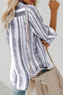 Sweet Enough Striped Button Down Top