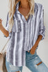 Sweet Enough Striped Button Down Top