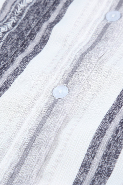 Sweet Enough Striped Button Down Top