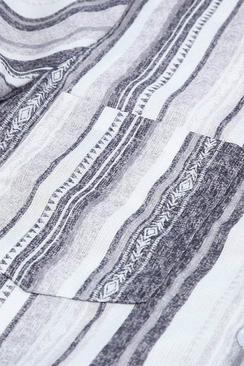 Sweet Enough Striped Button Down Top