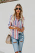 Sweet Enough Striped Button Down Top