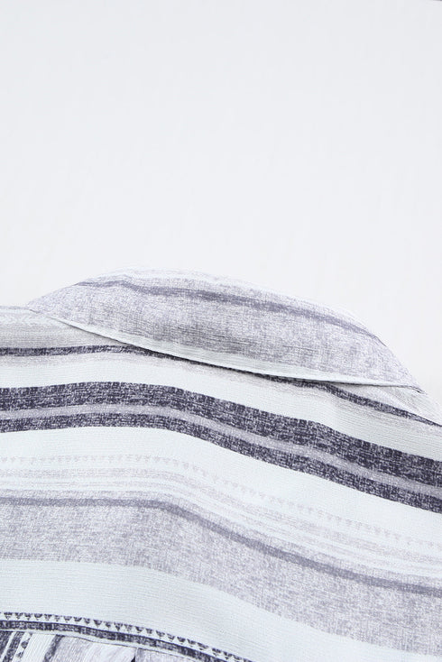 Sweet Enough Striped Button Down Top