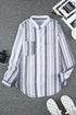 Sweet Enough Striped Button Down Top