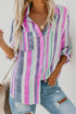 Sweet Enough Striped Button Down Top