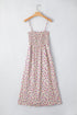 Sweet Garden Daydream Smocked Floral Spaghetti Strap Midi Sundress