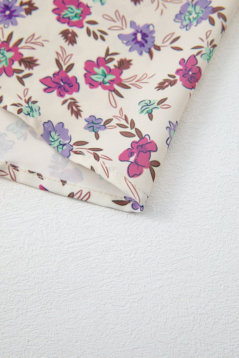 Sweet Garden Daydream Smocked Floral Spaghetti Strap Midi Sundress