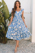Sweet Magnolia Garden Tiered Midi Dress