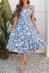 Sweet Magnolia Garden Tiered Midi Dress