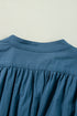 Sweet Savannah Shirred Button-Front Mini Dress