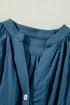 Sweet Savannah Shirred Button-Front Mini Dress