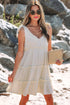 Sweet Summer Breeze Tiered Ruffle Tie Shoulder Mini Dress