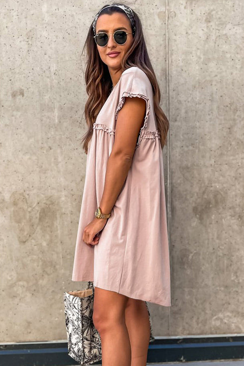 Sweet Tea and Sunshine Frilled Mini Dress